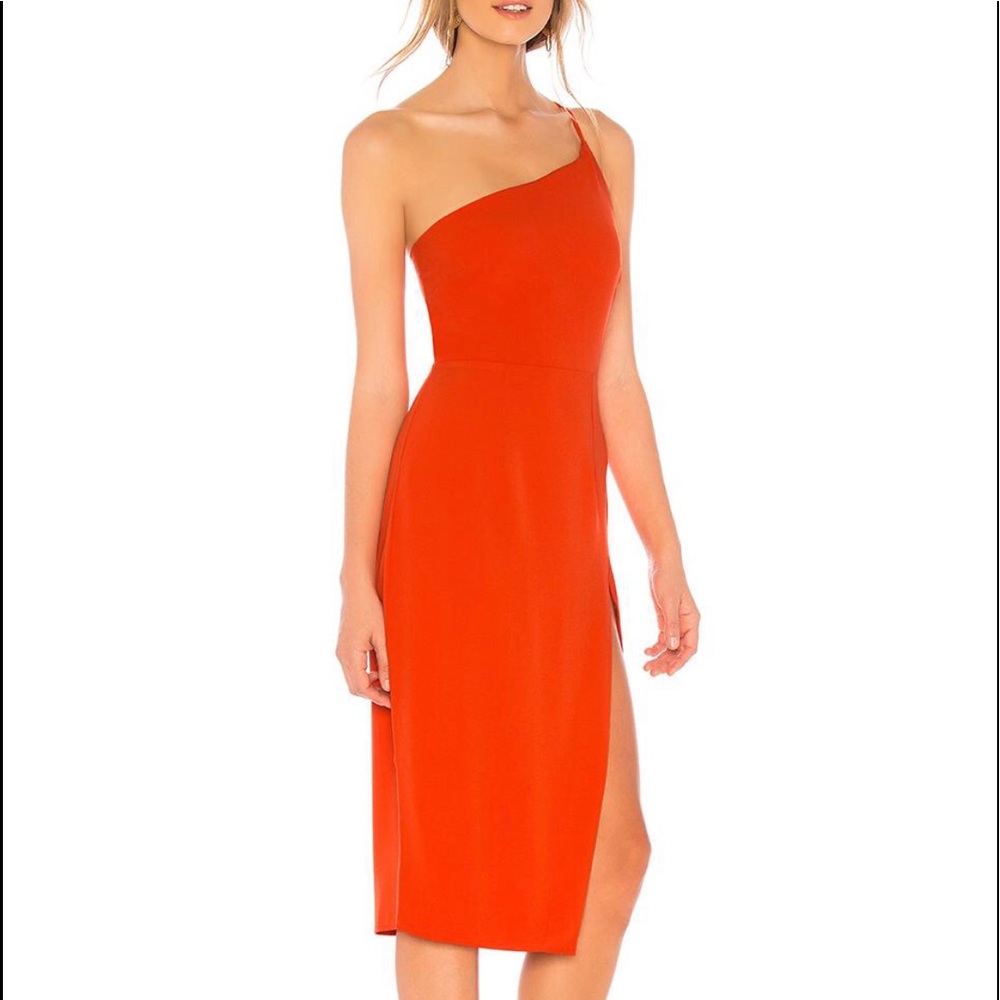 🍭Lovers+Friends red-orange dress